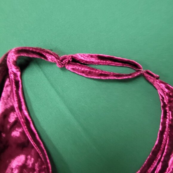 NWOT Torrid crushed velvet and lace camisole adjustable straps Torrid size 0 - Picture 4 of 9